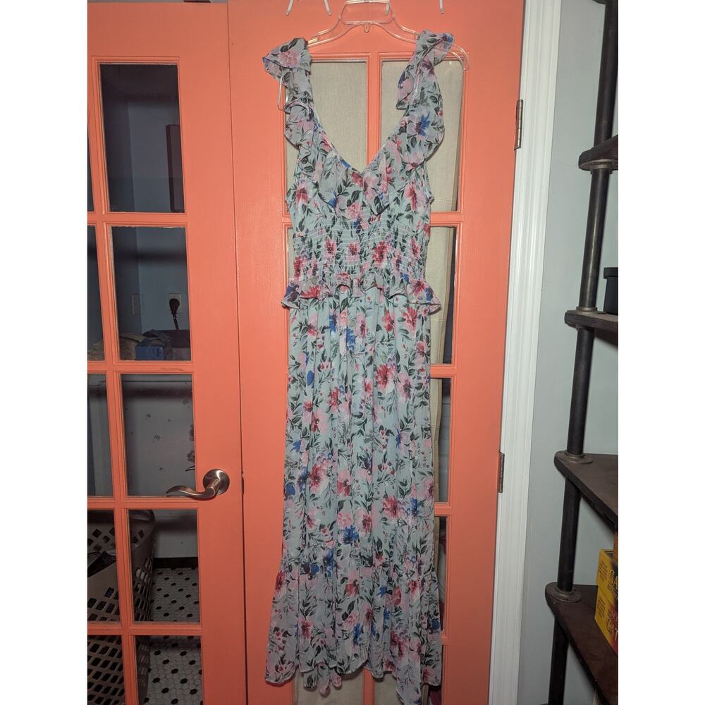 ASTR full length floral dress Cottage BOHO
